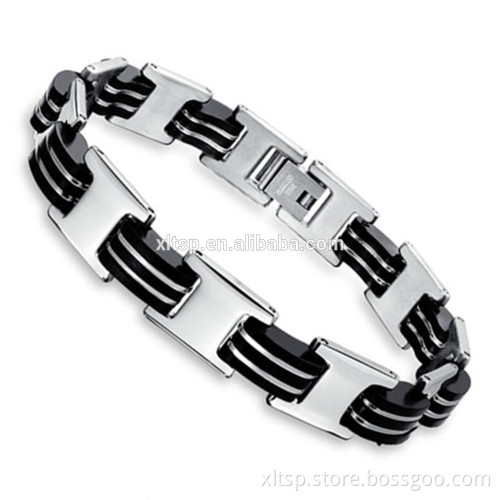 Best quality bio energy fashional titanium silcone bracelet